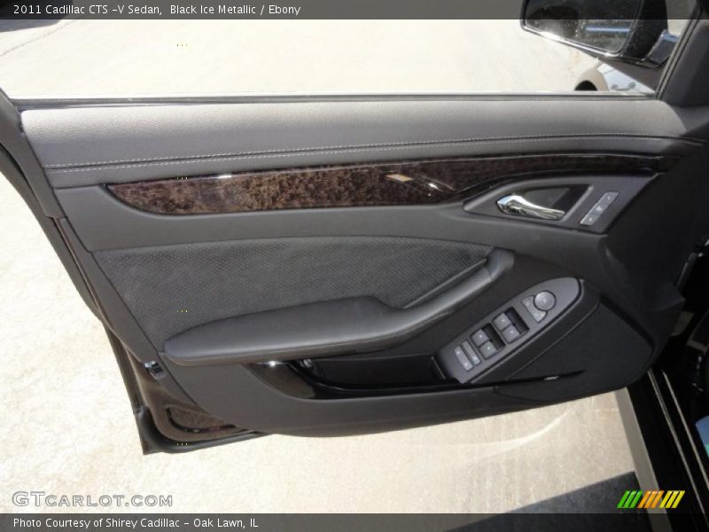 Black Ice Metallic / Ebony 2011 Cadillac CTS -V Sedan