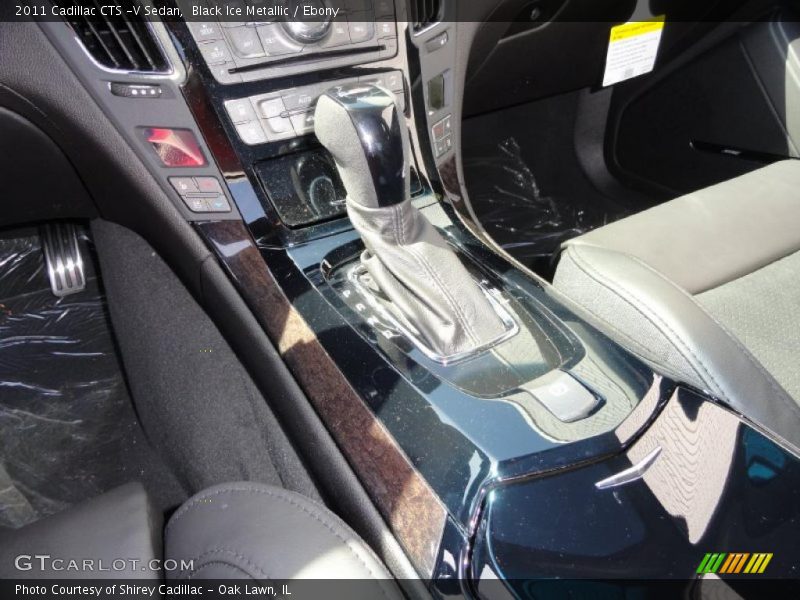Black Ice Metallic / Ebony 2011 Cadillac CTS -V Sedan