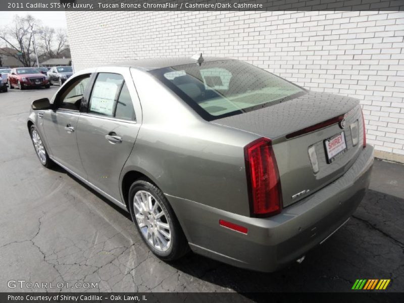 Tuscan Bronze ChromaFlair / Cashmere/Dark Cashmere 2011 Cadillac STS V6 Luxury