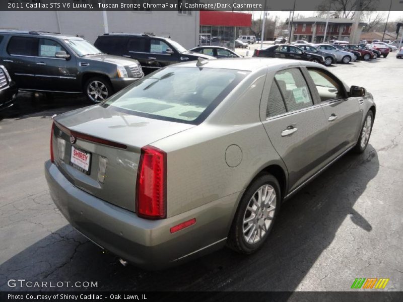 Tuscan Bronze ChromaFlair / Cashmere/Dark Cashmere 2011 Cadillac STS V6 Luxury