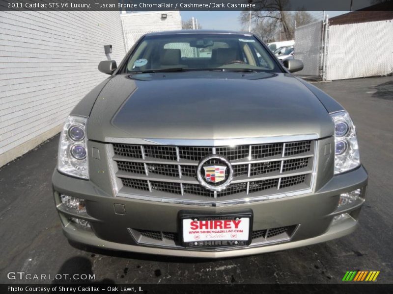 Tuscan Bronze ChromaFlair / Cashmere/Dark Cashmere 2011 Cadillac STS V6 Luxury