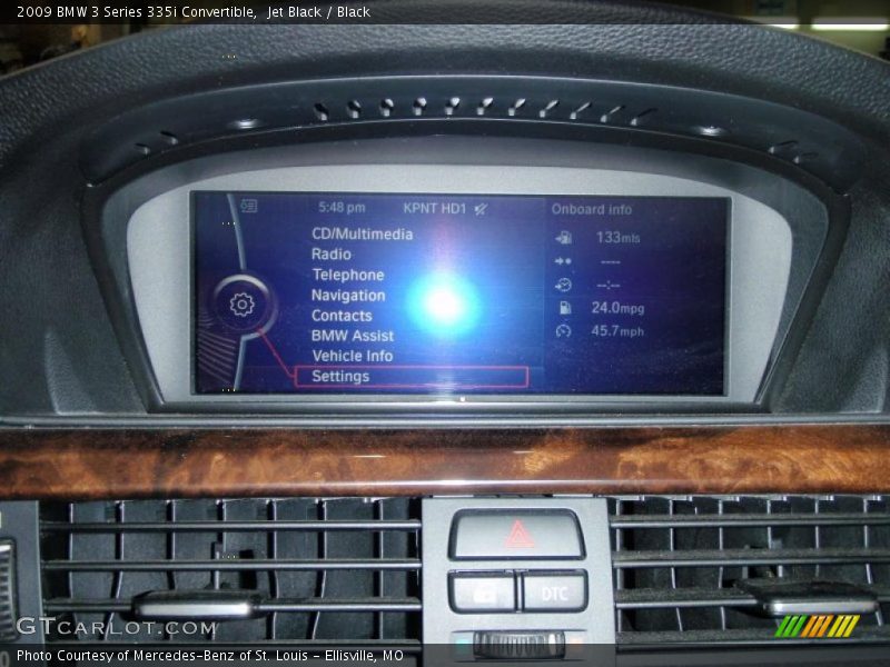 Jet Black / Black 2009 BMW 3 Series 335i Convertible