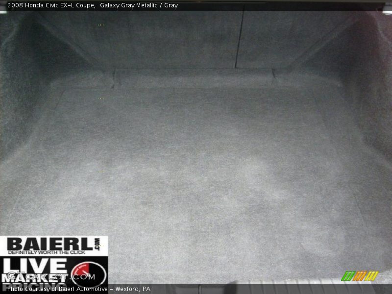 Galaxy Gray Metallic / Gray 2008 Honda Civic EX-L Coupe