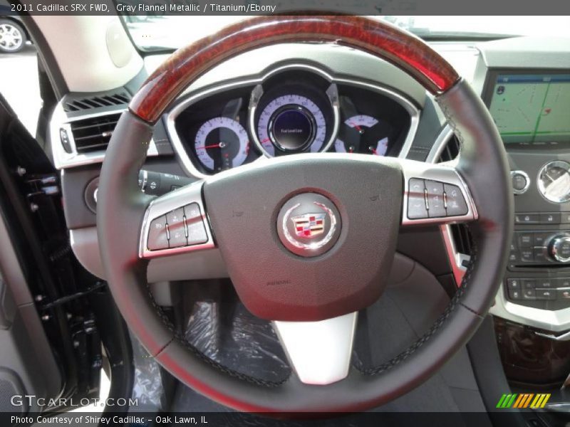 Gray Flannel Metallic / Titanium/Ebony 2011 Cadillac SRX FWD