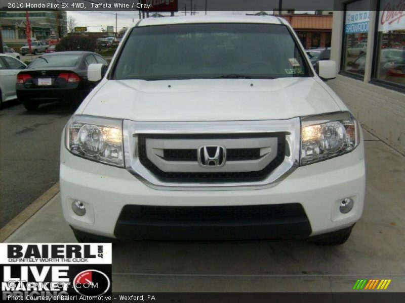 Taffeta White / Gray 2010 Honda Pilot EX 4WD
