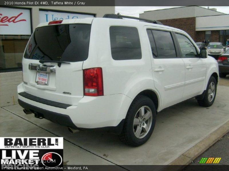Taffeta White / Gray 2010 Honda Pilot EX 4WD