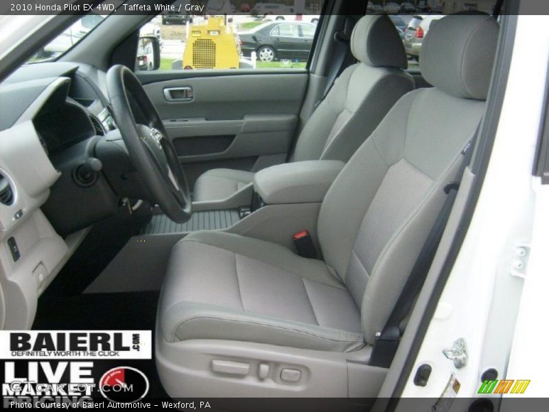 Taffeta White / Gray 2010 Honda Pilot EX 4WD