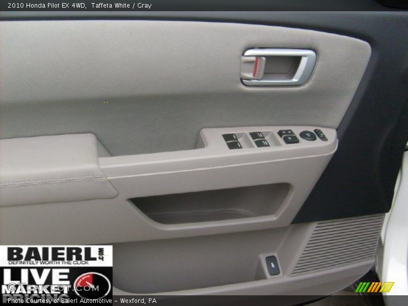 Taffeta White / Gray 2010 Honda Pilot EX 4WD