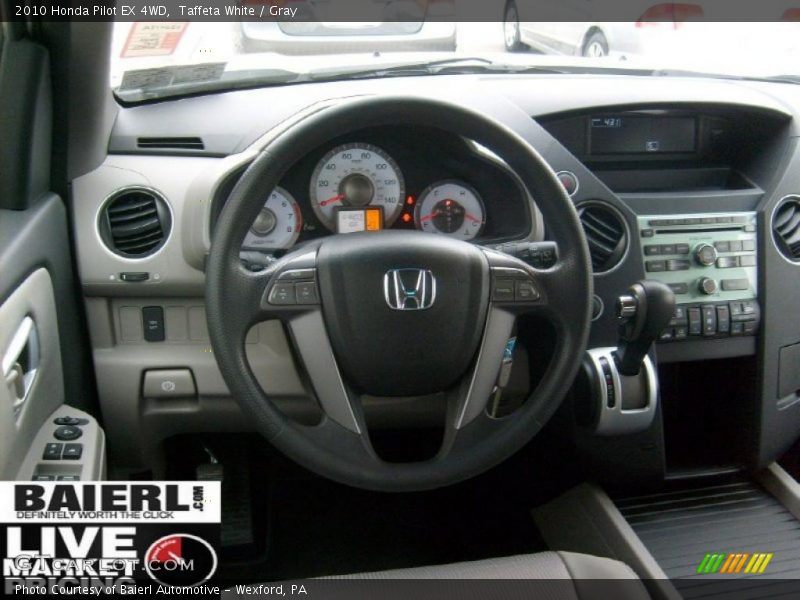 Taffeta White / Gray 2010 Honda Pilot EX 4WD