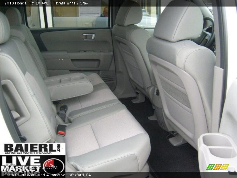 Taffeta White / Gray 2010 Honda Pilot EX 4WD
