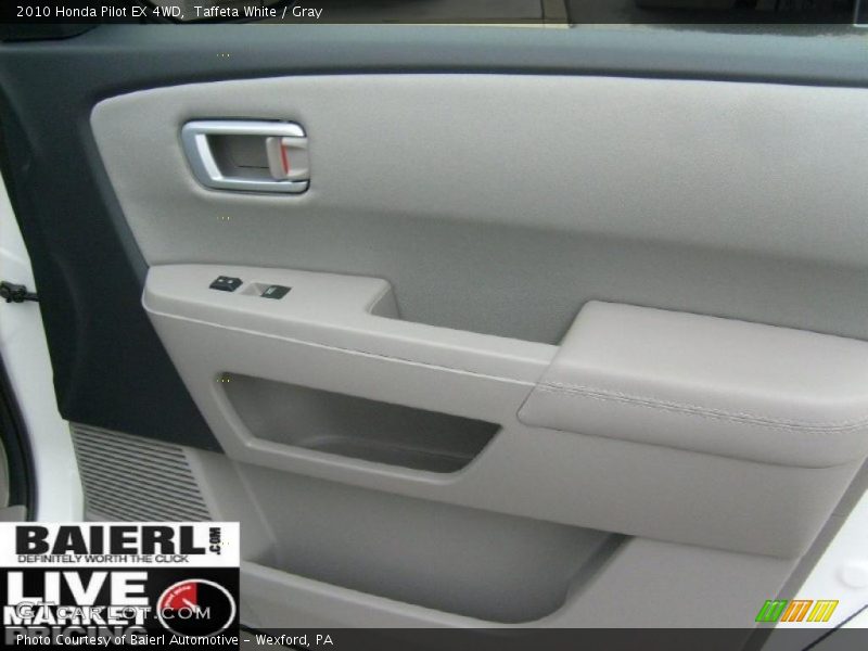Taffeta White / Gray 2010 Honda Pilot EX 4WD