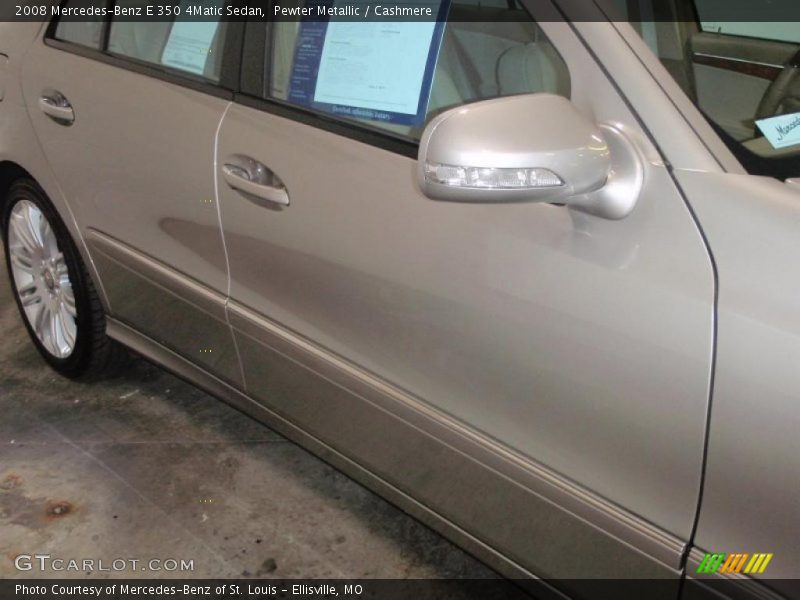 Pewter Metallic / Cashmere 2008 Mercedes-Benz E 350 4Matic Sedan