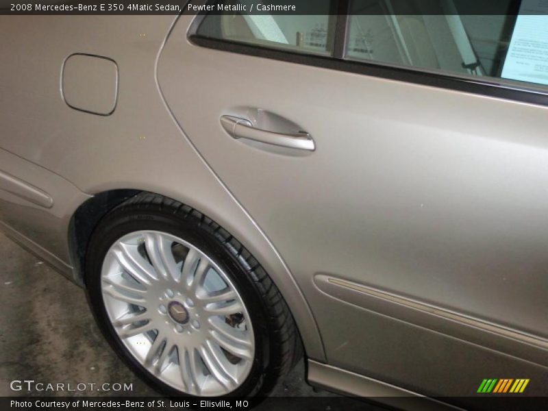 Pewter Metallic / Cashmere 2008 Mercedes-Benz E 350 4Matic Sedan