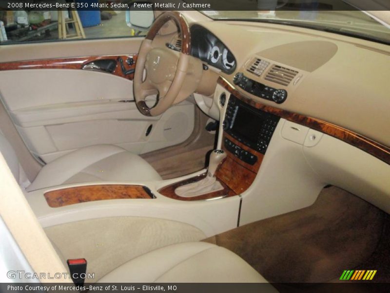 Pewter Metallic / Cashmere 2008 Mercedes-Benz E 350 4Matic Sedan