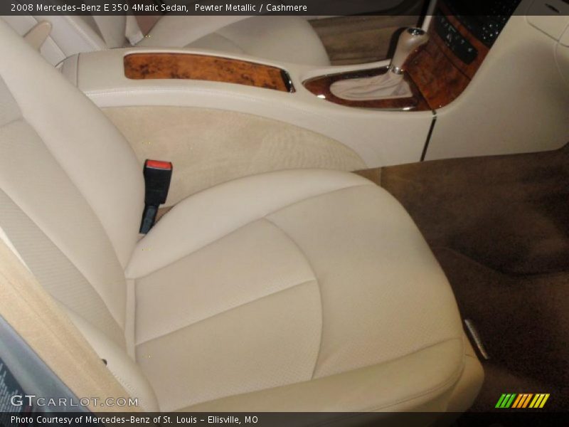 Pewter Metallic / Cashmere 2008 Mercedes-Benz E 350 4Matic Sedan