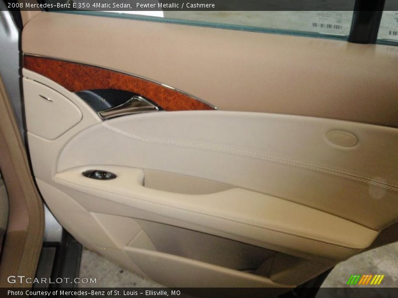 Pewter Metallic / Cashmere 2008 Mercedes-Benz E 350 4Matic Sedan