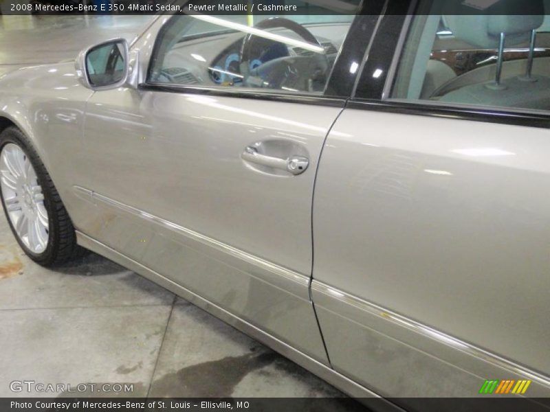 Pewter Metallic / Cashmere 2008 Mercedes-Benz E 350 4Matic Sedan