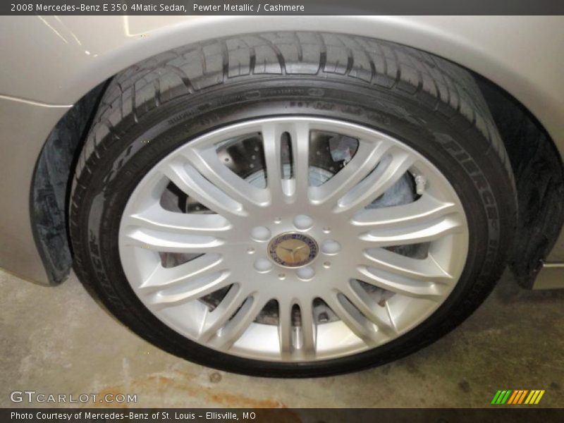 Pewter Metallic / Cashmere 2008 Mercedes-Benz E 350 4Matic Sedan
