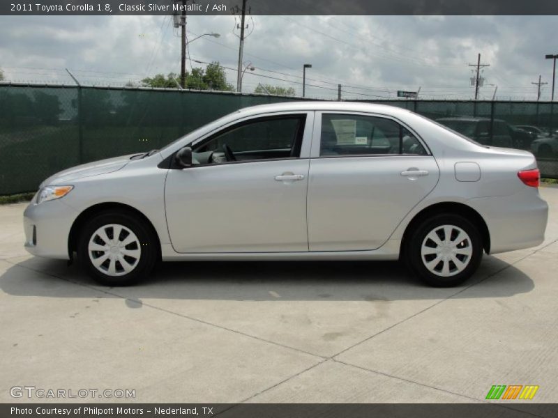 Classic Silver Metallic / Ash 2011 Toyota Corolla 1.8