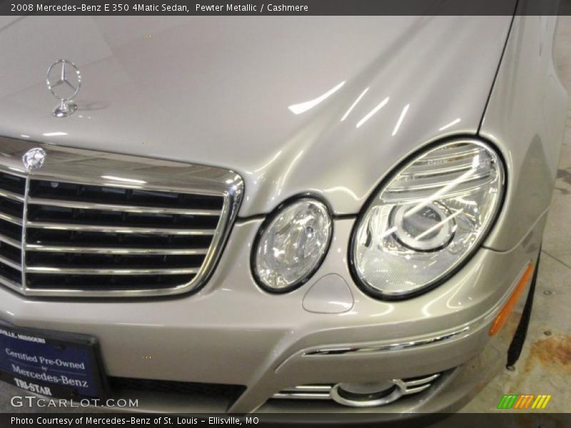 Pewter Metallic / Cashmere 2008 Mercedes-Benz E 350 4Matic Sedan