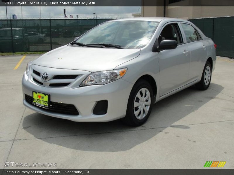 Classic Silver Metallic / Ash 2011 Toyota Corolla 1.8