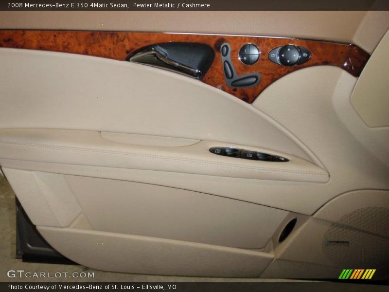 Pewter Metallic / Cashmere 2008 Mercedes-Benz E 350 4Matic Sedan