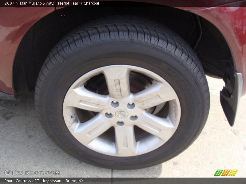 Merlot Pearl / Charcoal 2007 Nissan Murano S AWD