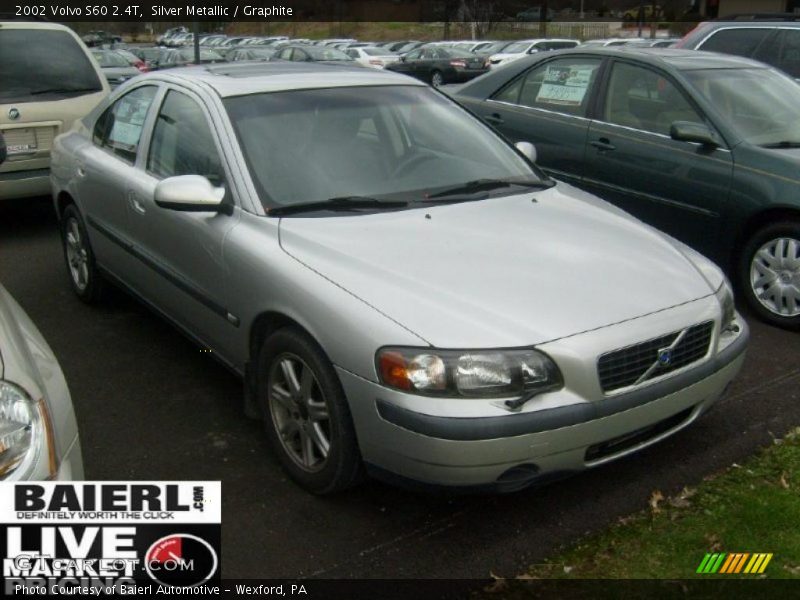 Silver Metallic / Graphite 2002 Volvo S60 2.4T