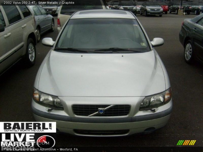 Silver Metallic / Graphite 2002 Volvo S60 2.4T