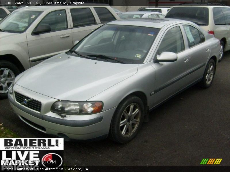 Silver Metallic / Graphite 2002 Volvo S60 2.4T