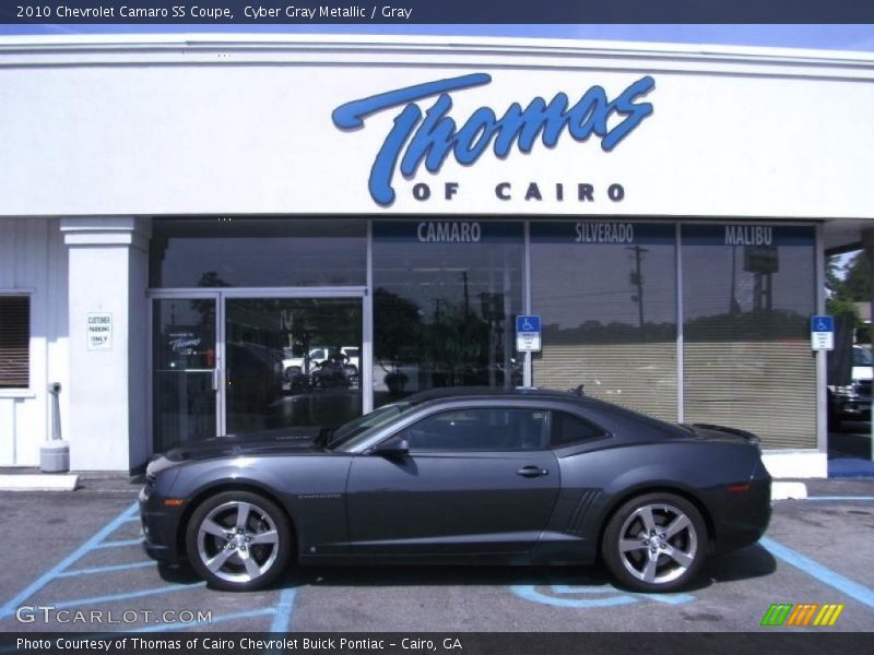 Cyber Gray Metallic / Gray 2010 Chevrolet Camaro SS Coupe