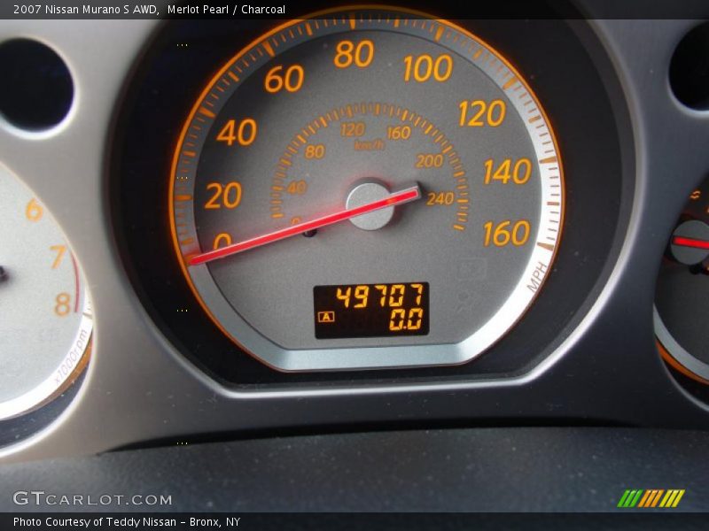 Merlot Pearl / Charcoal 2007 Nissan Murano S AWD