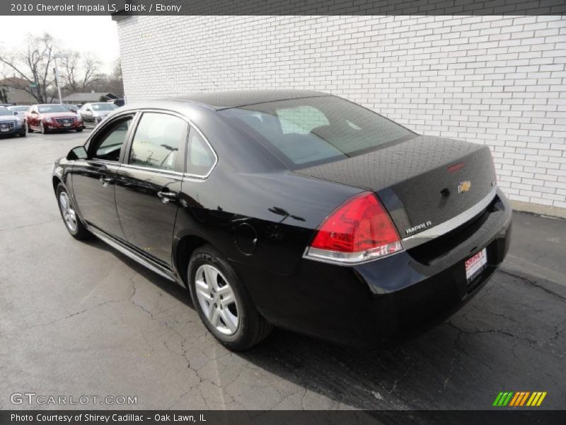 Black / Ebony 2010 Chevrolet Impala LS