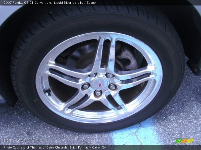 Liquid Silver Metallic / Ebony 2007 Pontiac G6 GT Convertible