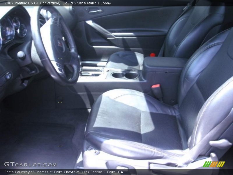 Liquid Silver Metallic / Ebony 2007 Pontiac G6 GT Convertible