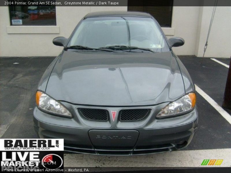 Greystone Metallic / Dark Taupe 2004 Pontiac Grand Am SE Sedan