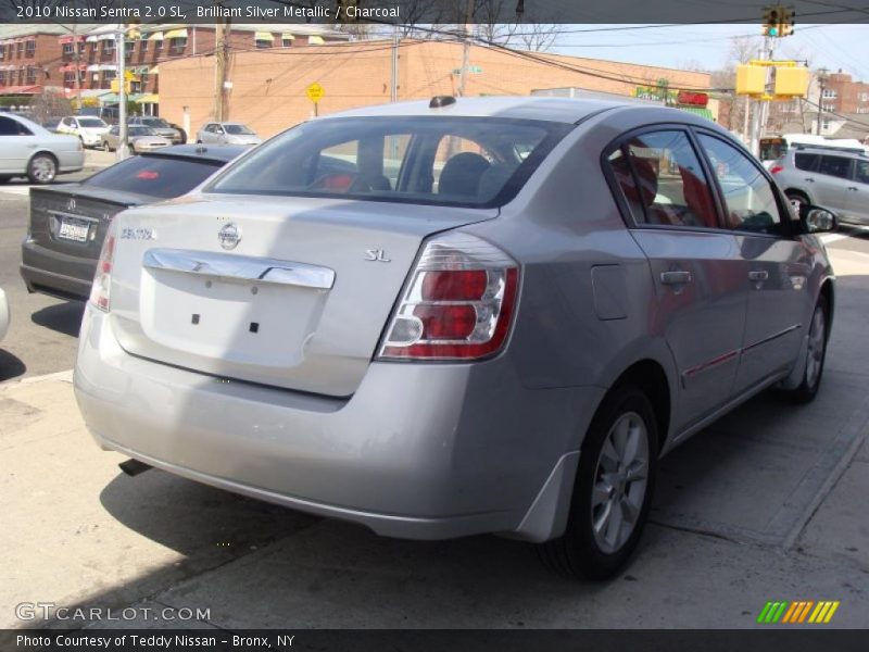 Brilliant Silver Metallic / Charcoal 2010 Nissan Sentra 2.0 SL