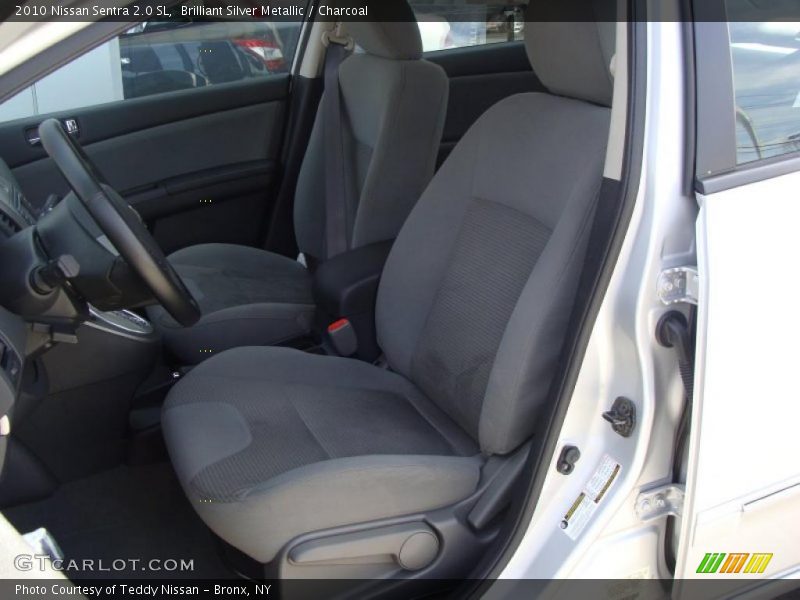 Brilliant Silver Metallic / Charcoal 2010 Nissan Sentra 2.0 SL