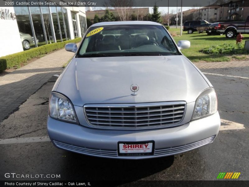 Blue Ice / Dark Gray 2005 Cadillac DeVille Sedan