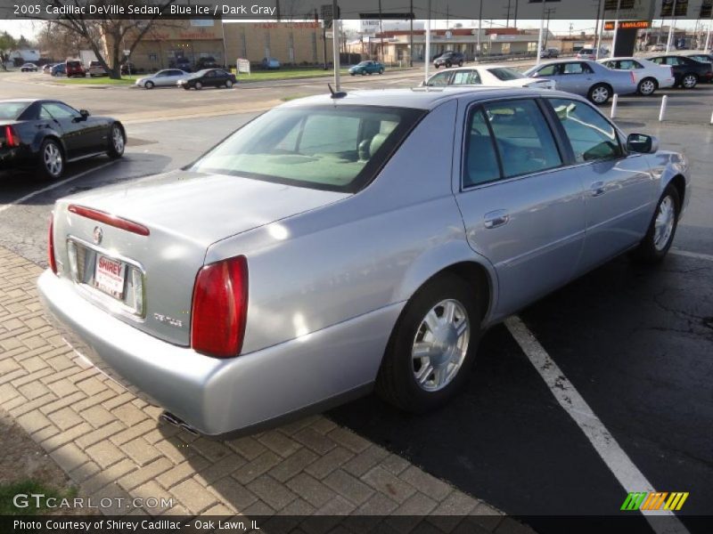 Blue Ice / Dark Gray 2005 Cadillac DeVille Sedan