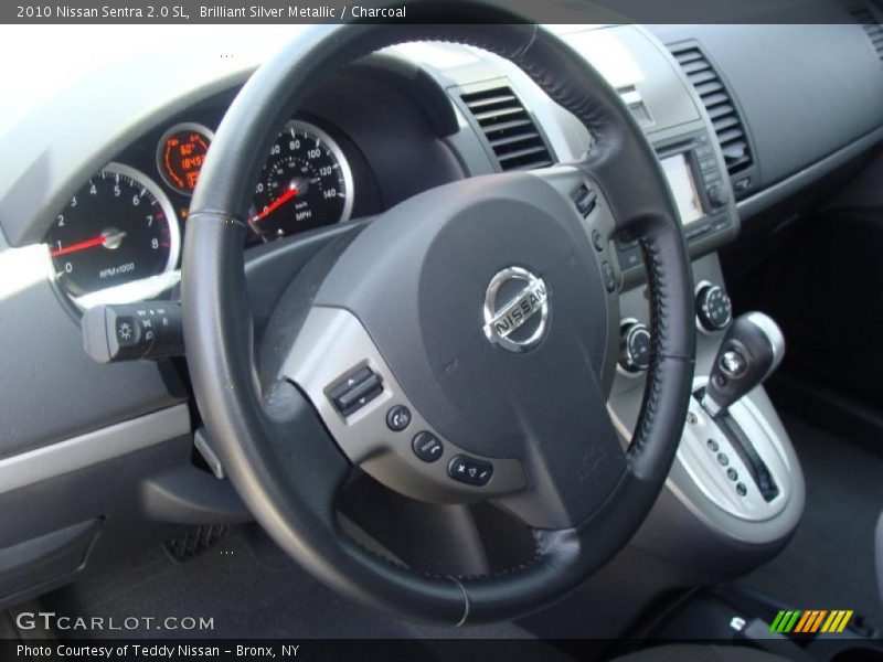 Brilliant Silver Metallic / Charcoal 2010 Nissan Sentra 2.0 SL