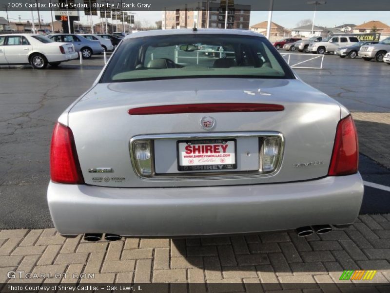 Blue Ice / Dark Gray 2005 Cadillac DeVille Sedan