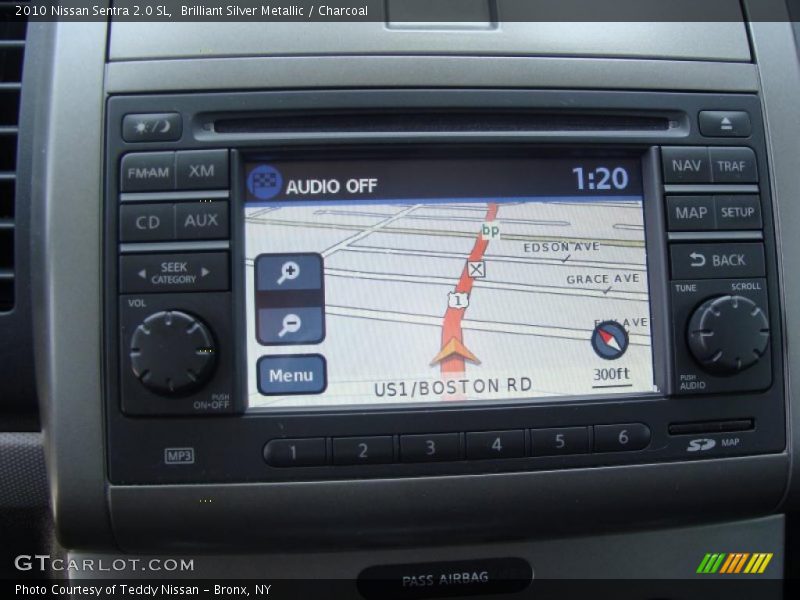 Brilliant Silver Metallic / Charcoal 2010 Nissan Sentra 2.0 SL