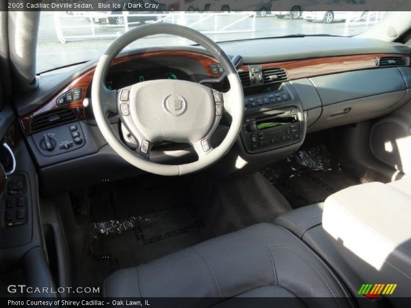 Blue Ice / Dark Gray 2005 Cadillac DeVille Sedan