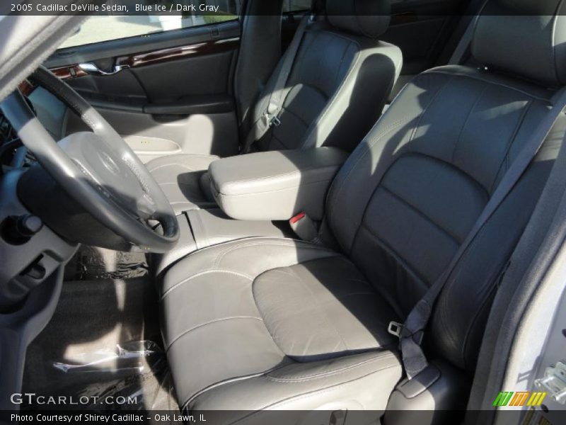 Blue Ice / Dark Gray 2005 Cadillac DeVille Sedan