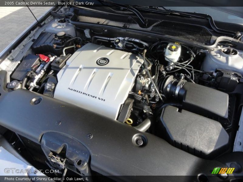 Blue Ice / Dark Gray 2005 Cadillac DeVille Sedan
