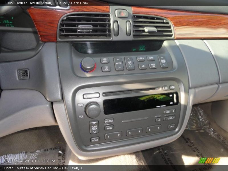 Blue Ice / Dark Gray 2005 Cadillac DeVille Sedan