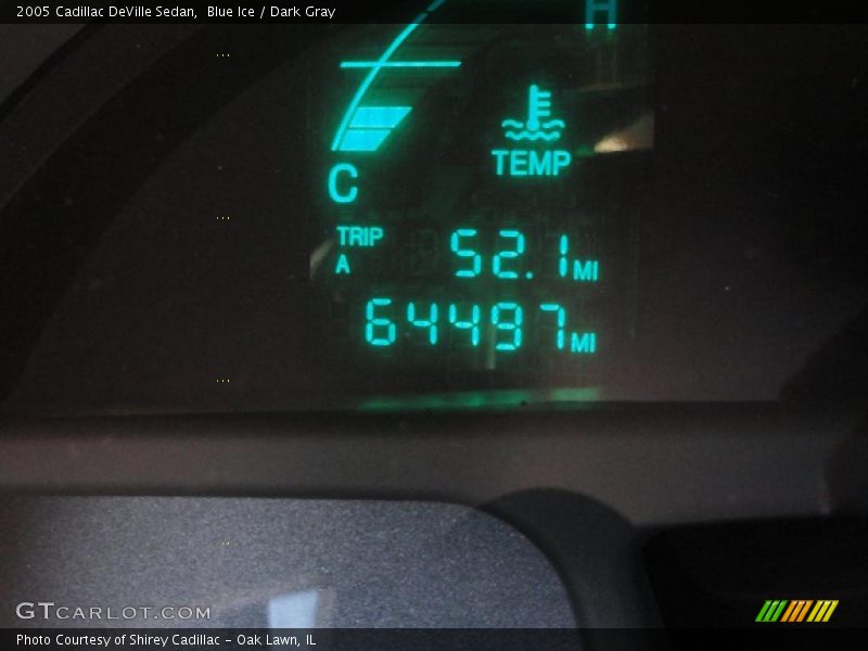 Blue Ice / Dark Gray 2005 Cadillac DeVille Sedan