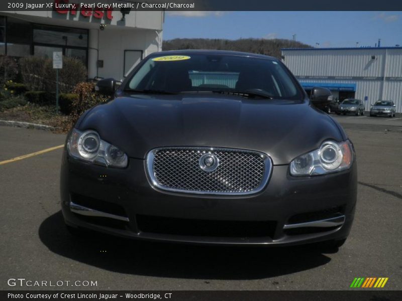 Pearl Grey Metallic / Charcoal/Charcoal 2009 Jaguar XF Luxury