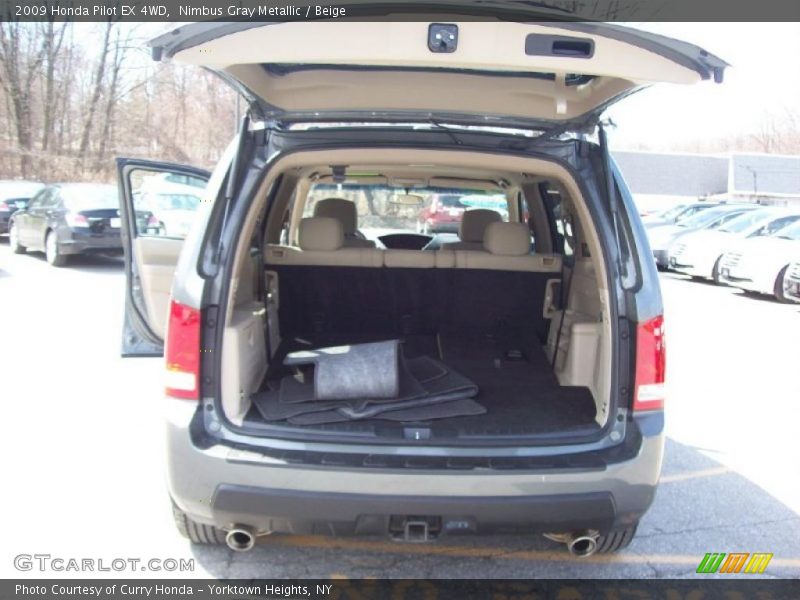 Nimbus Gray Metallic / Beige 2009 Honda Pilot EX 4WD